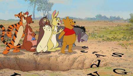 Winnie The Pooh and gang
