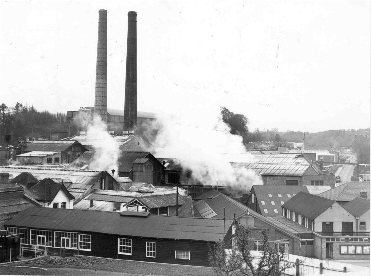 Reed's paper mill in Tovil, taken in 1963