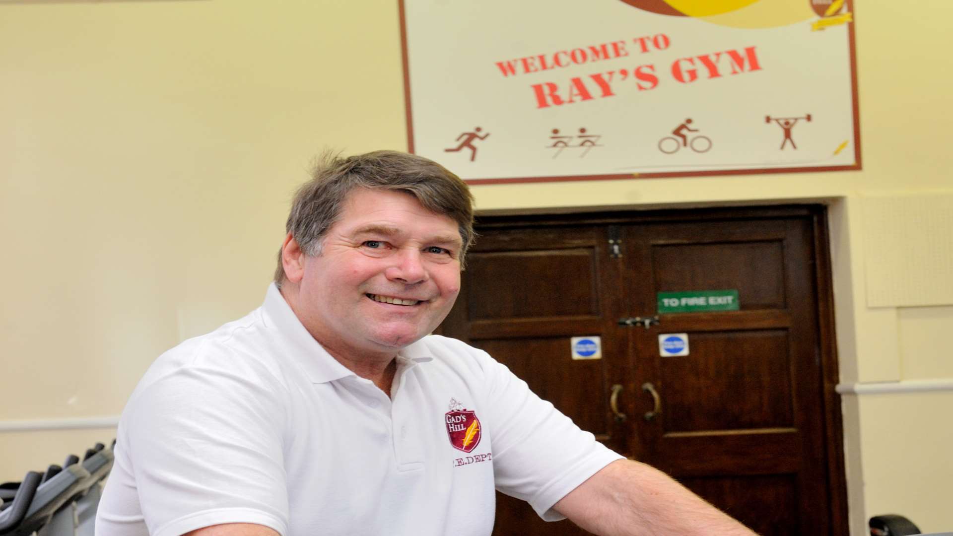 A fully-equipped gym opens at Gad's Hill Schoolthanks to Ray Jelf