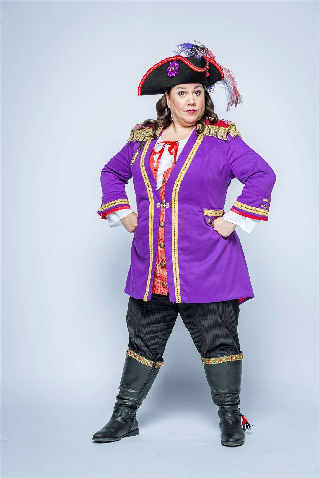 Jennie Dale, best known for playing Captain Captain the Cbeebies show Swashbuckle, will be starring as Fairy Formidable in the Chatham Central Theatre panto Beauty and the Beast. Picture: Jordan Productions