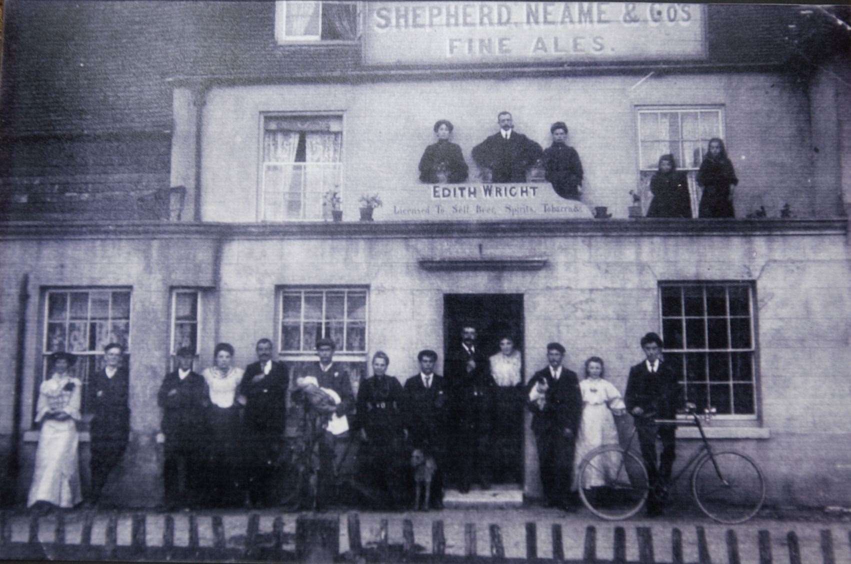 The Royal Oak - pictured here in 1911 - has had a long and storied history as a Shepherd Neame pub. Picture: Dave Downey