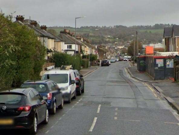 One of the attacks took place in Coombe Valley Road, Dover. Picture: Google