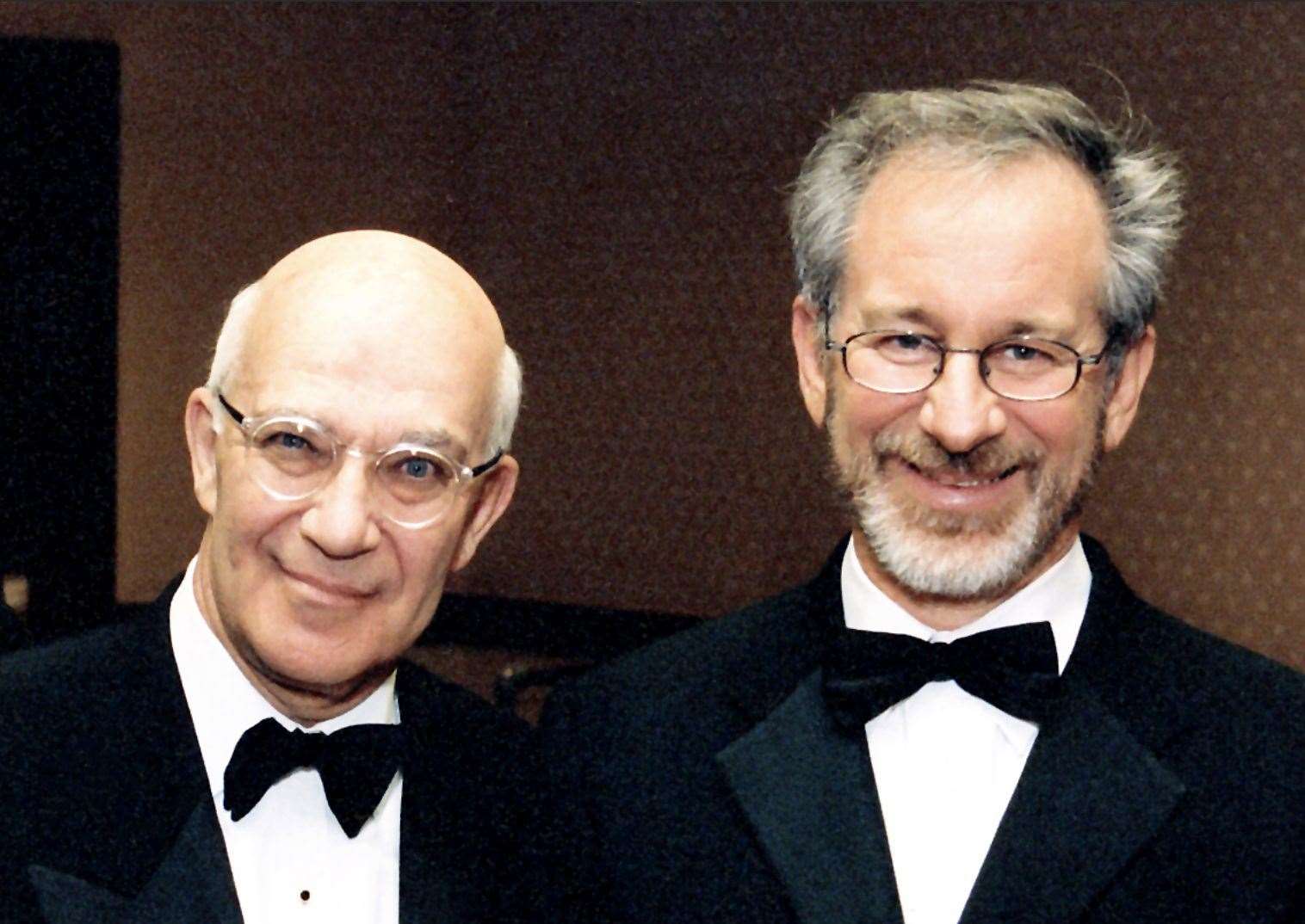 Freeman of Margate Arnold Schwartzman with Steven Spielberg. Picture: The Margate School