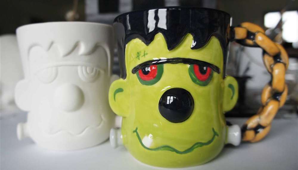 Make a Frankenstein mug at This Art of Mine