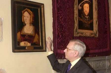 UNVEILED: Dr David Starkey inroduces the new portrait of Catherine Parr at Hever Castle