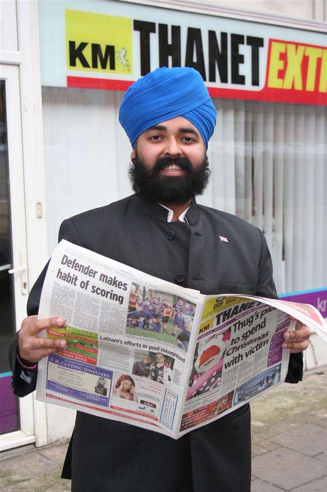 Amandeep Singh Bhogal, a front runner for selection by the Conservatives as prospective parliamentary candidate for South Thanet to replace MP Laura Sandys, catches up with news in the Thanet Extra.
