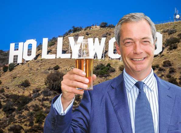 Next stop, Hollywood for Farage?