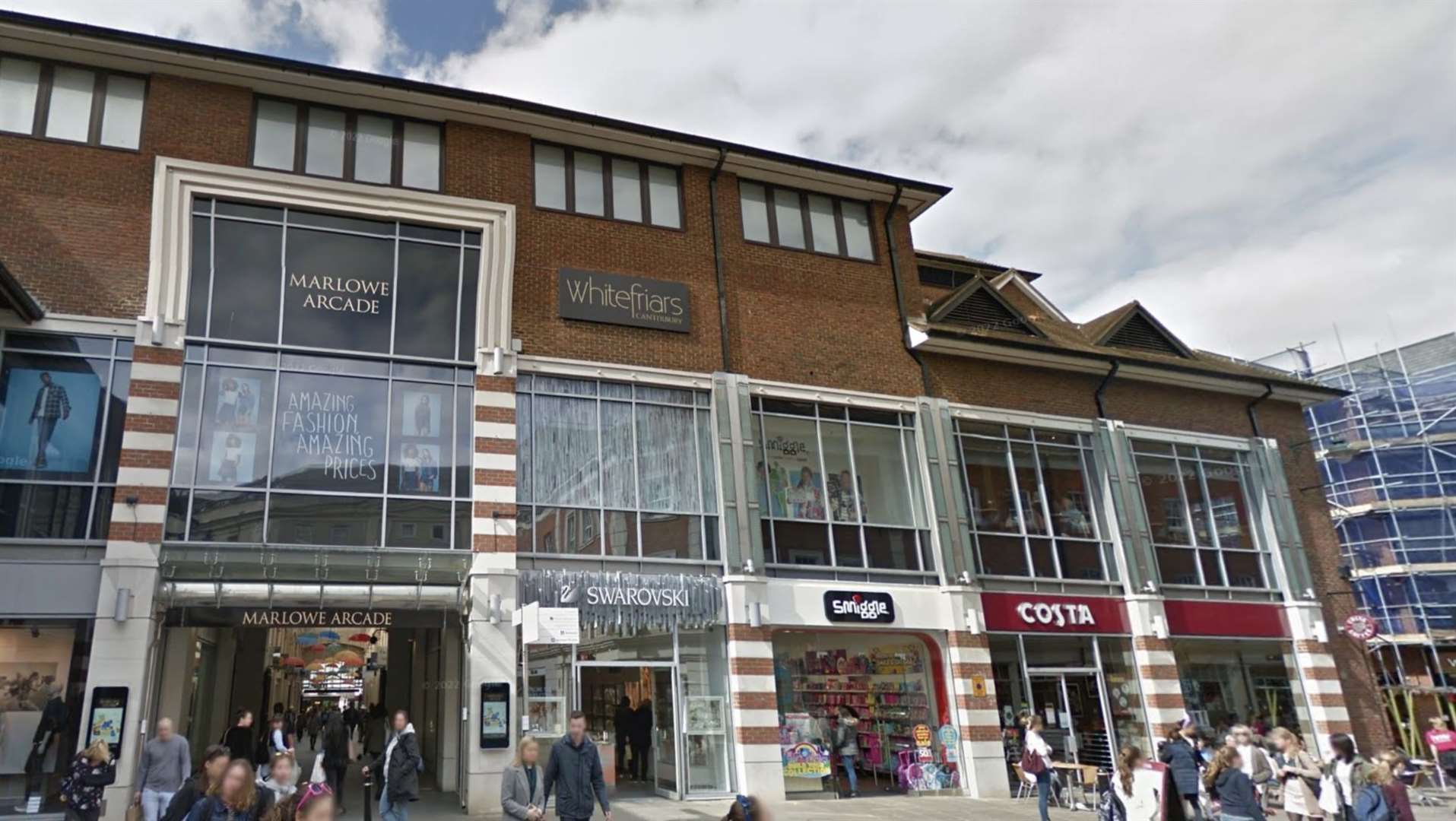 Multiple businesses in the Marlowe Arcade were targeted. Picture: Google
