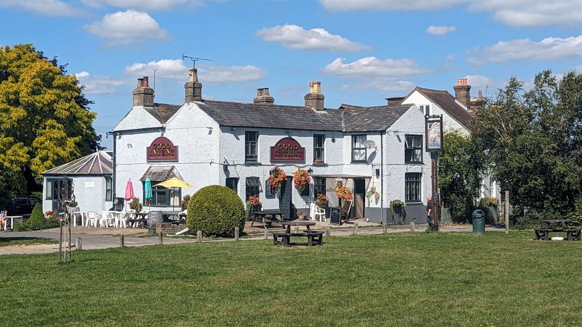 The Good Intent pub at West Farleigh