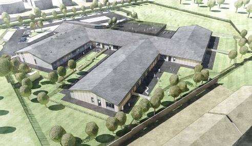 A birds-eye view of how the new Aspire School will look
