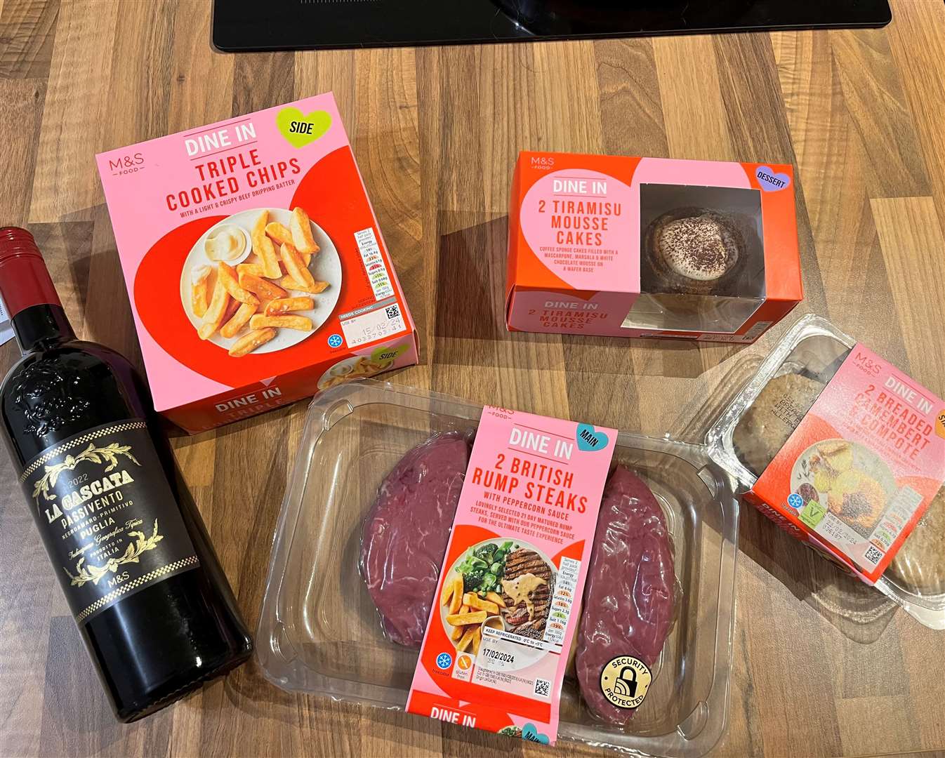 Everything included in the M&S meal deal for £25