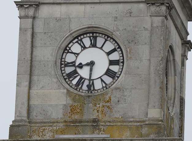 The Herne Bay Clocktower is now showing the wrong time