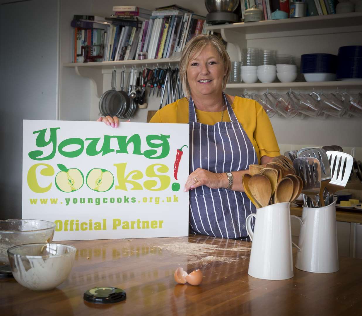 Julia Hallett of Whole School Meals, which is supporting the Young Cooks contest.