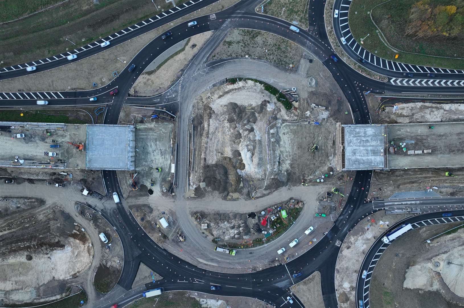 The Stockbury roundabout as of the end of November 2023. Picture: Phil Drew