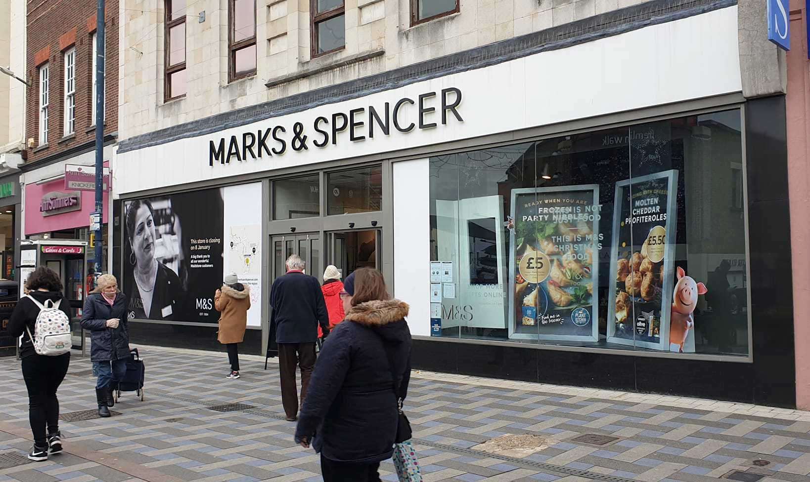 The M&S in Week Street, Maidstone, permanently closed in January 2022. Picture: Ryan Gordon