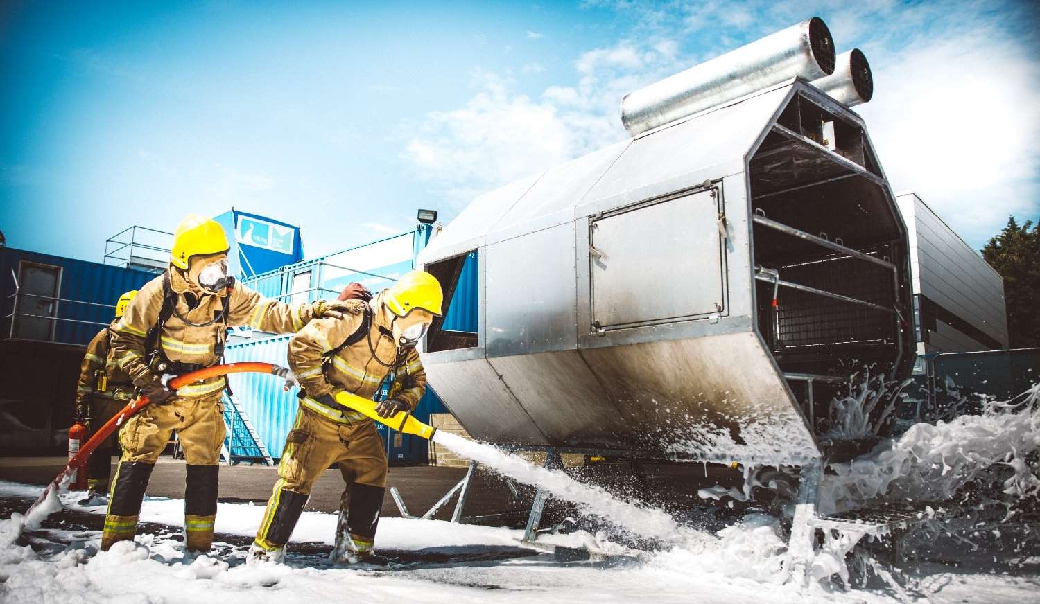 The fire fighting courses enable delegates to safely tackle simulated and highly realistic deck and shore-side fire scenarios, supporting our HSE and Commercial Firefighting training.