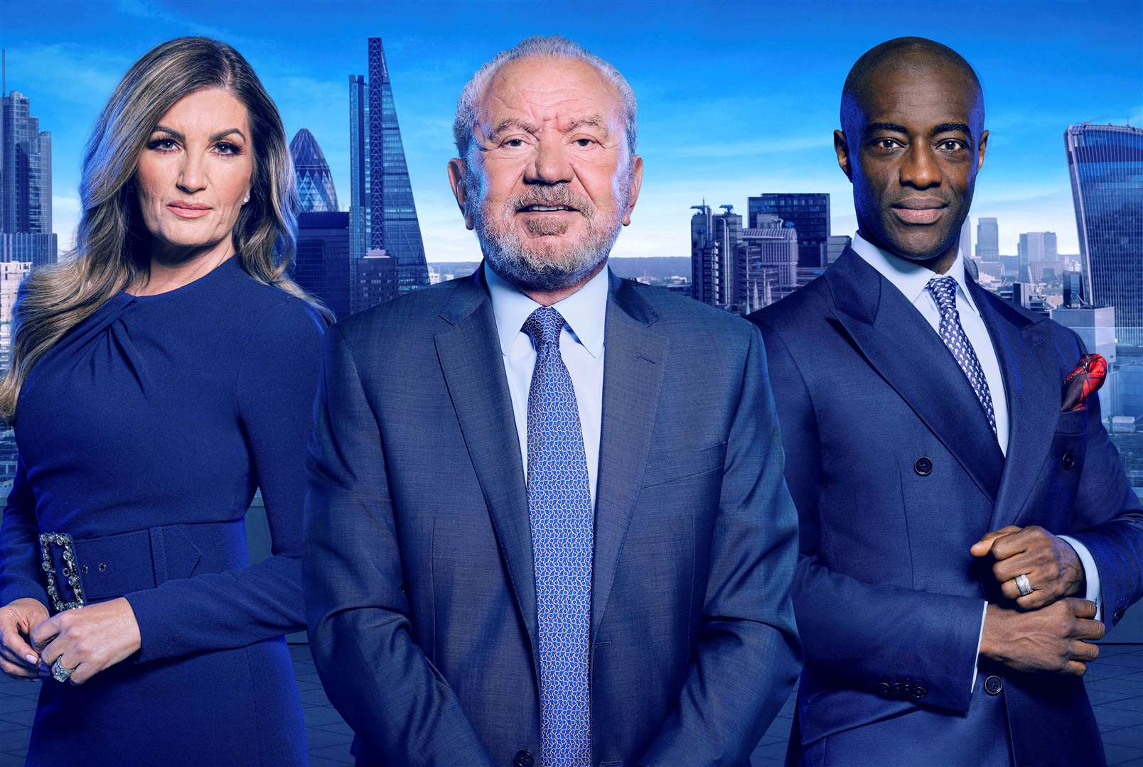 Baroness Brady, Lord Sugar and Tim Campbell - the man who won the very first series of the UK show. Picture: BBC