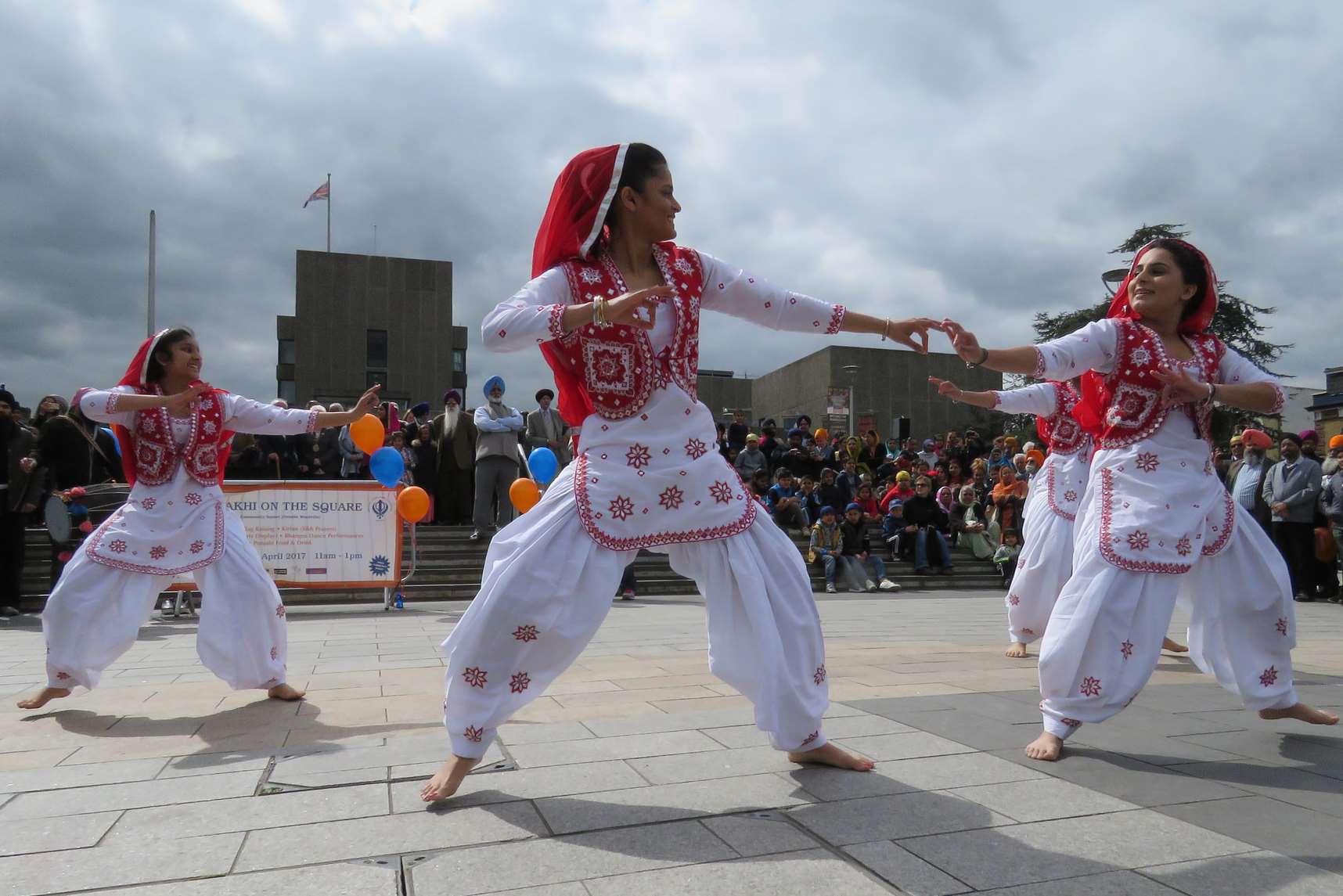 Energetic youngsters danced in the Community Square. Picture: Gravesham Borough Council
