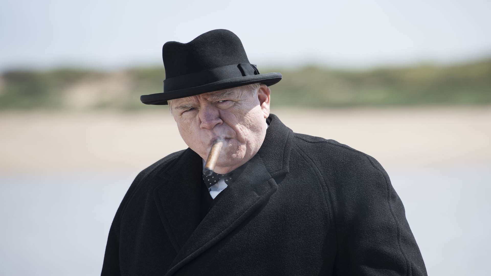 Brian Cox as Churchill Picture: PA Photo/Lionsgate/Graeme Hunter