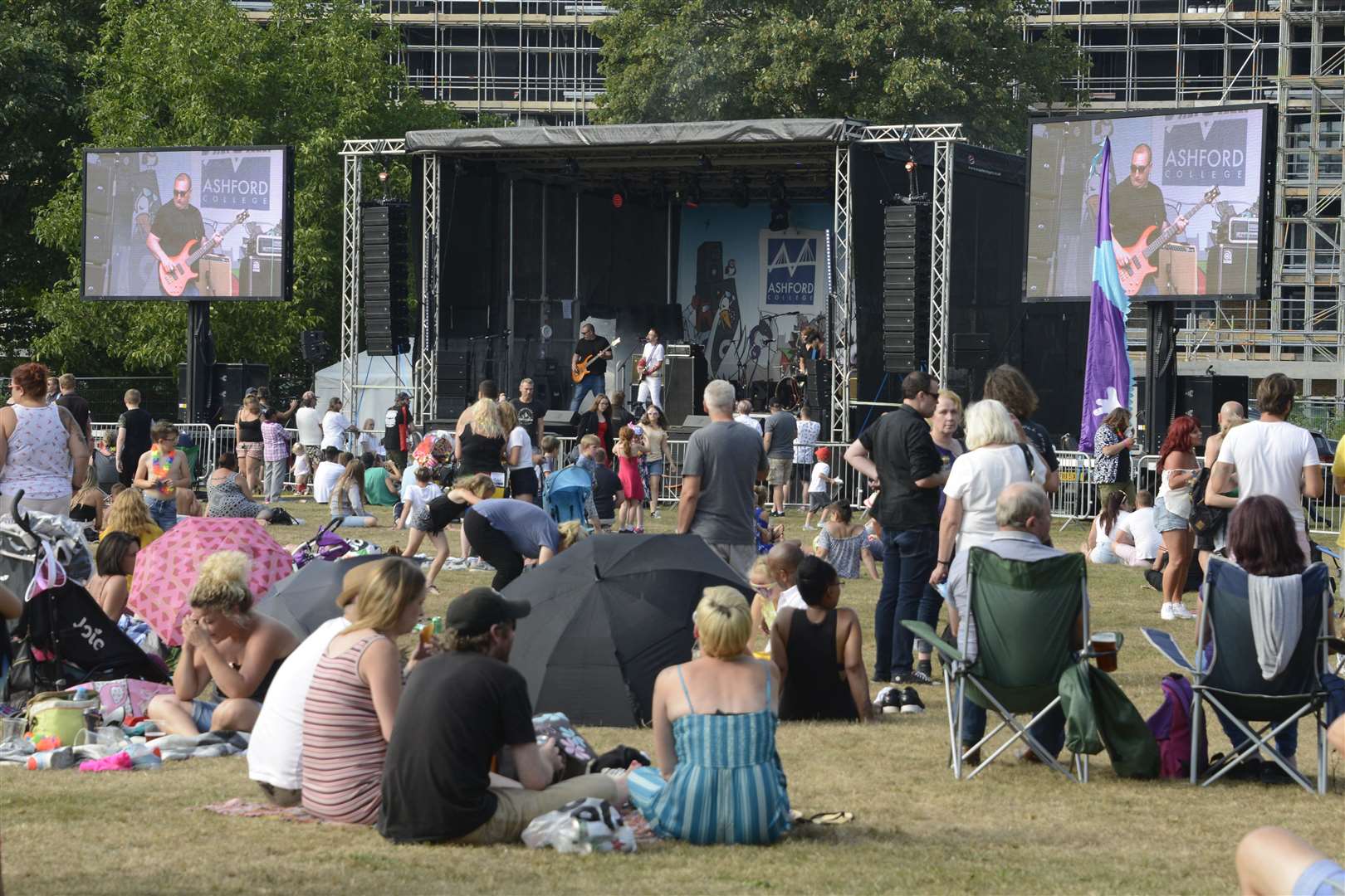 Large crowds came out last year to enjoy bands on the main stage.