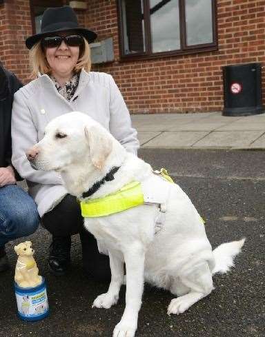 Liz Sykes, charirwoman of Dover, Deal and Sandwich branch of Guide Dogs is asking people to support the charity's advent calendar to rake in much needed funds