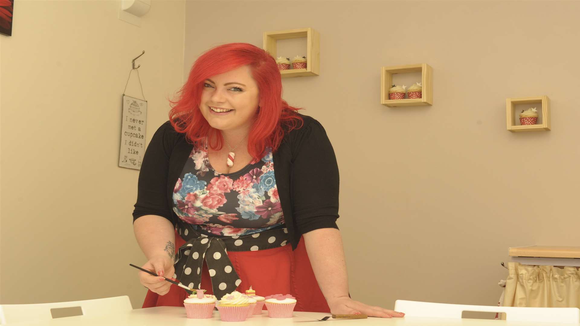 Britt Whyatt's custom design cake company has gone from strength to strength