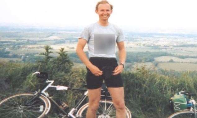 David Fuller as a young man. He was a keen cyclist