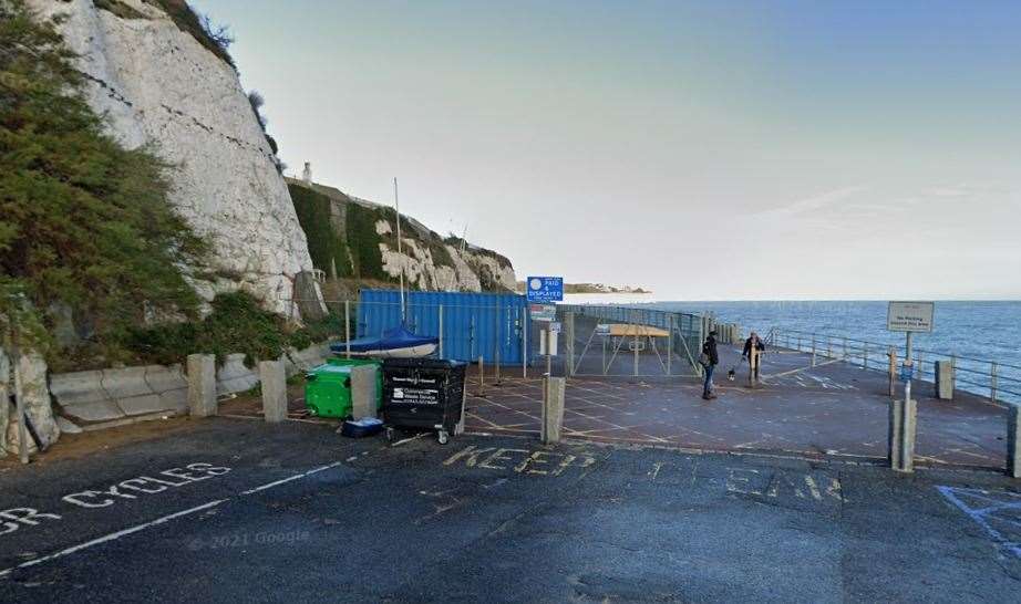 The incident happened on the East Cliff Promenade. Picture: Google Maps