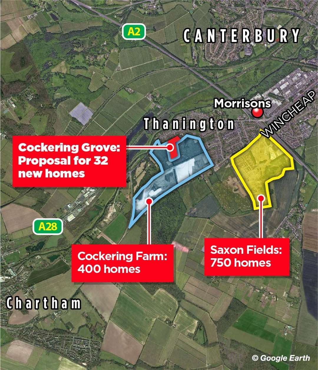 A look at the developments taking over Thanington