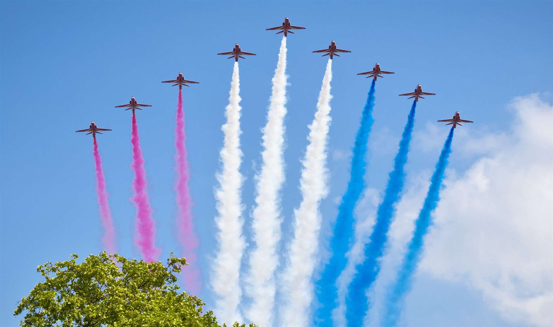The Red Arrows this week will be at Headcorn