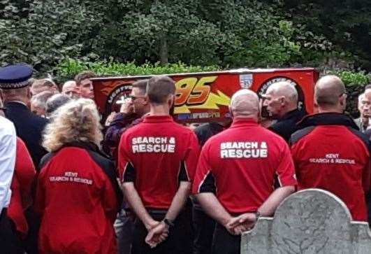 Lucas Dobson's funeral was held on what would have been his 7th birthday last September, with Search and Rescue teams in attendance
