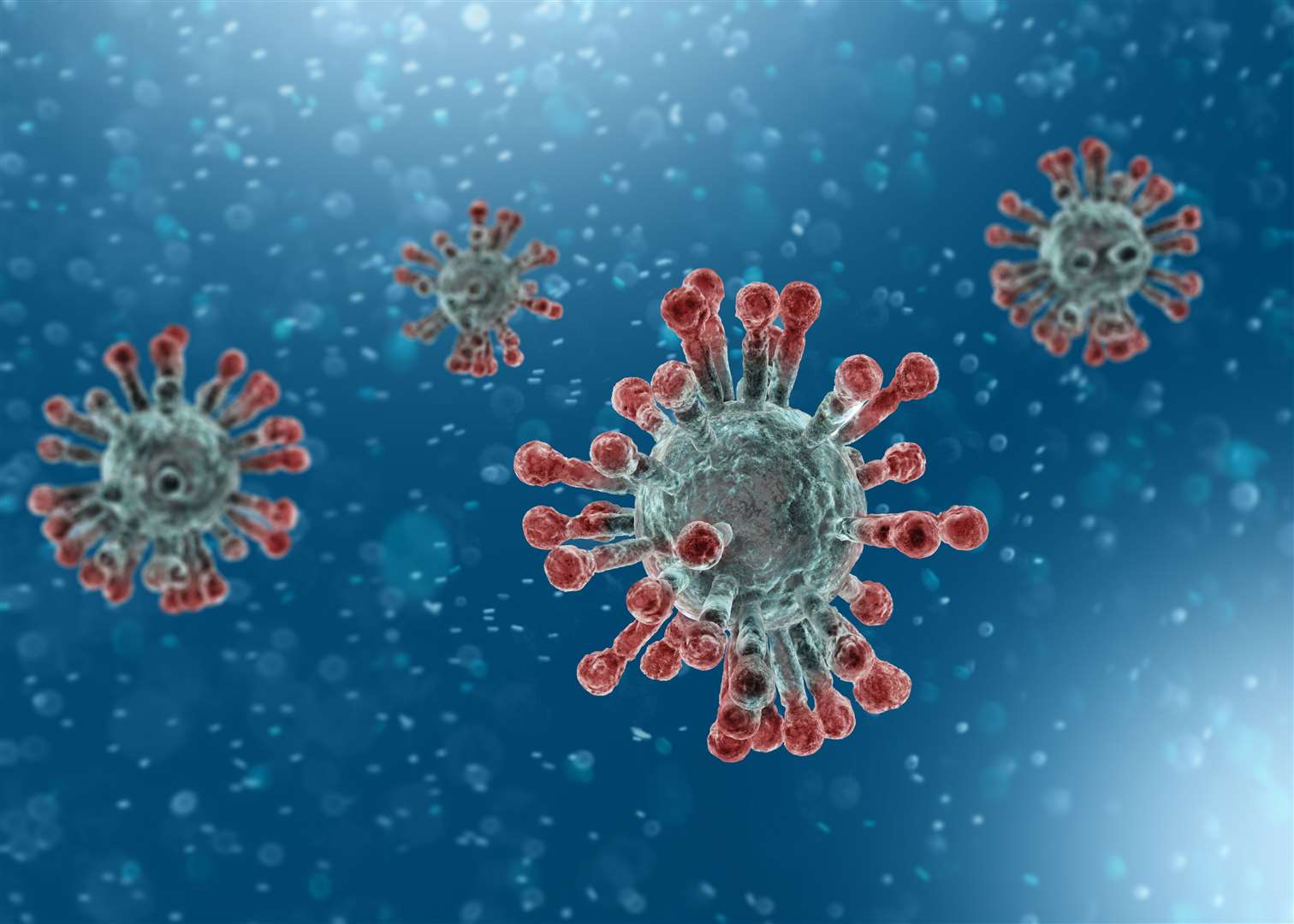 Microscopic view of Coronavirus, a pathogen that attacks the respiratory tract. Picture: iStock