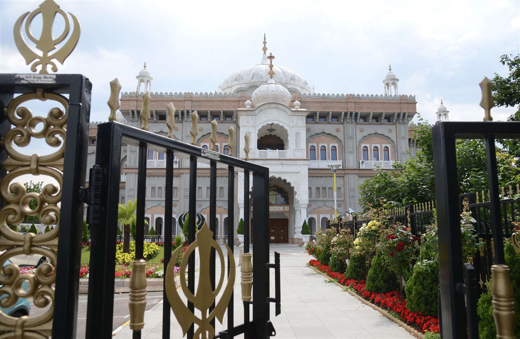 The spectacular Gravesend Gurdwara is one of the largest Sikh temples outside of India