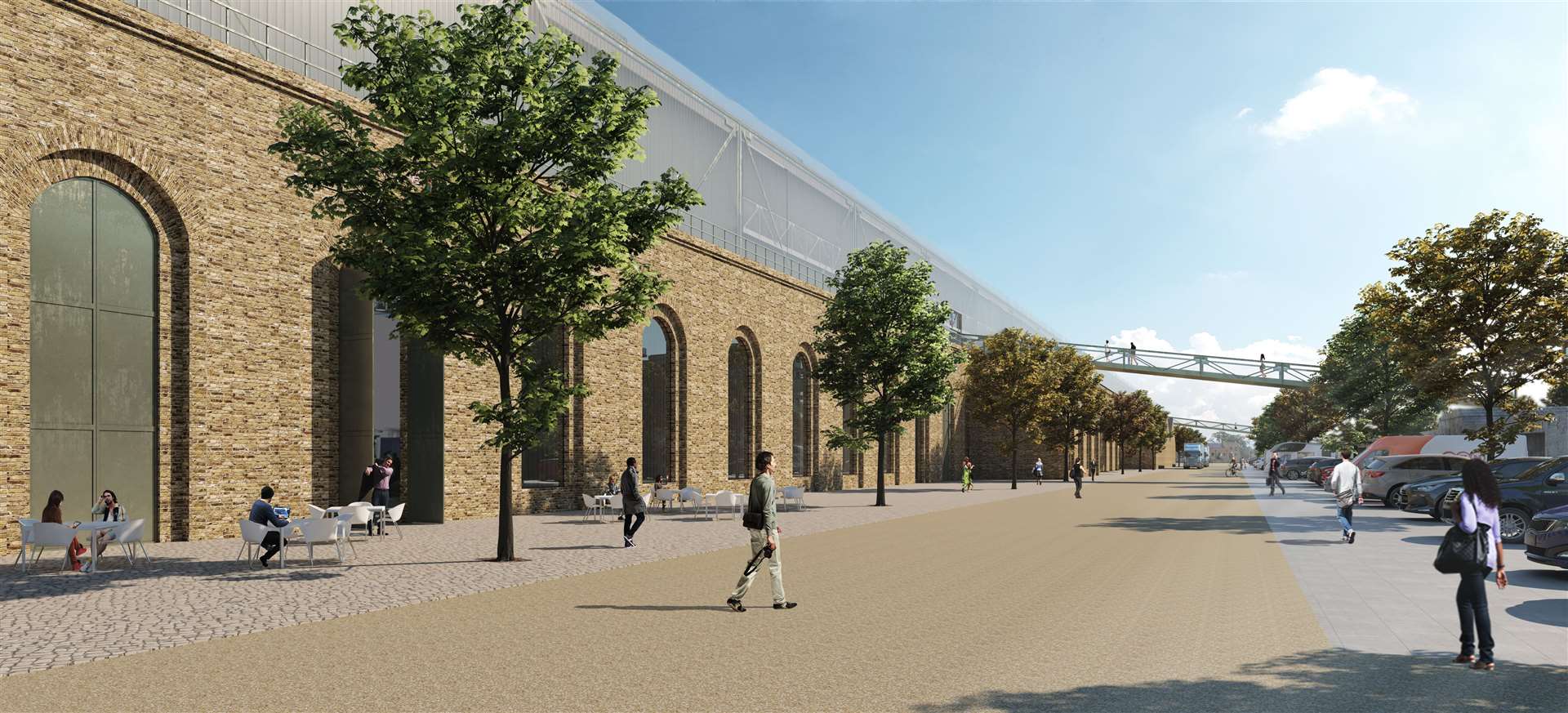 How the former Newtown railway works could look