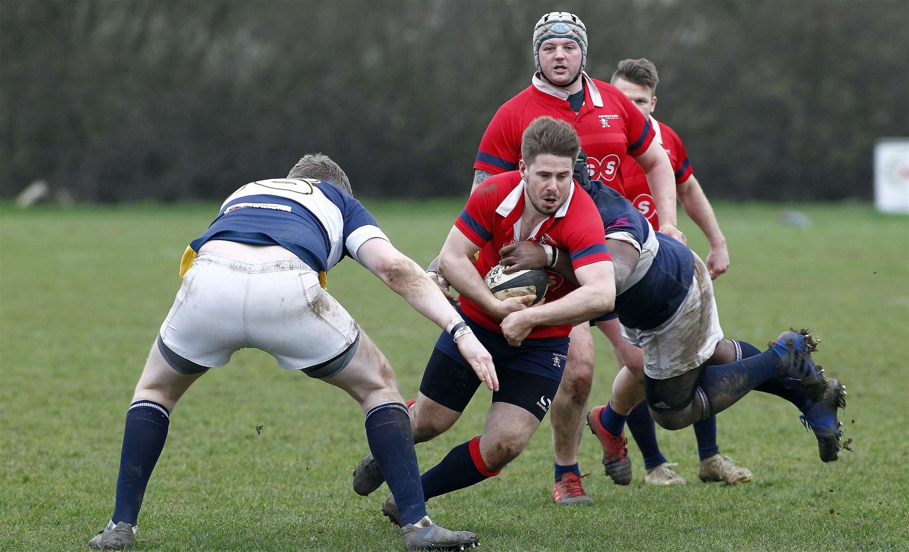 Aylesford Bulls up against Old Dustonians erlier this year Picture: Sean Aidan
