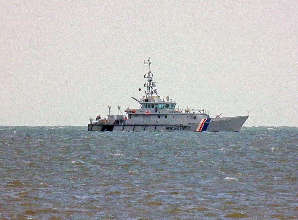 Border Force cutters have been redeployed to help with the 'crisis'. Picture: @Kent_999s