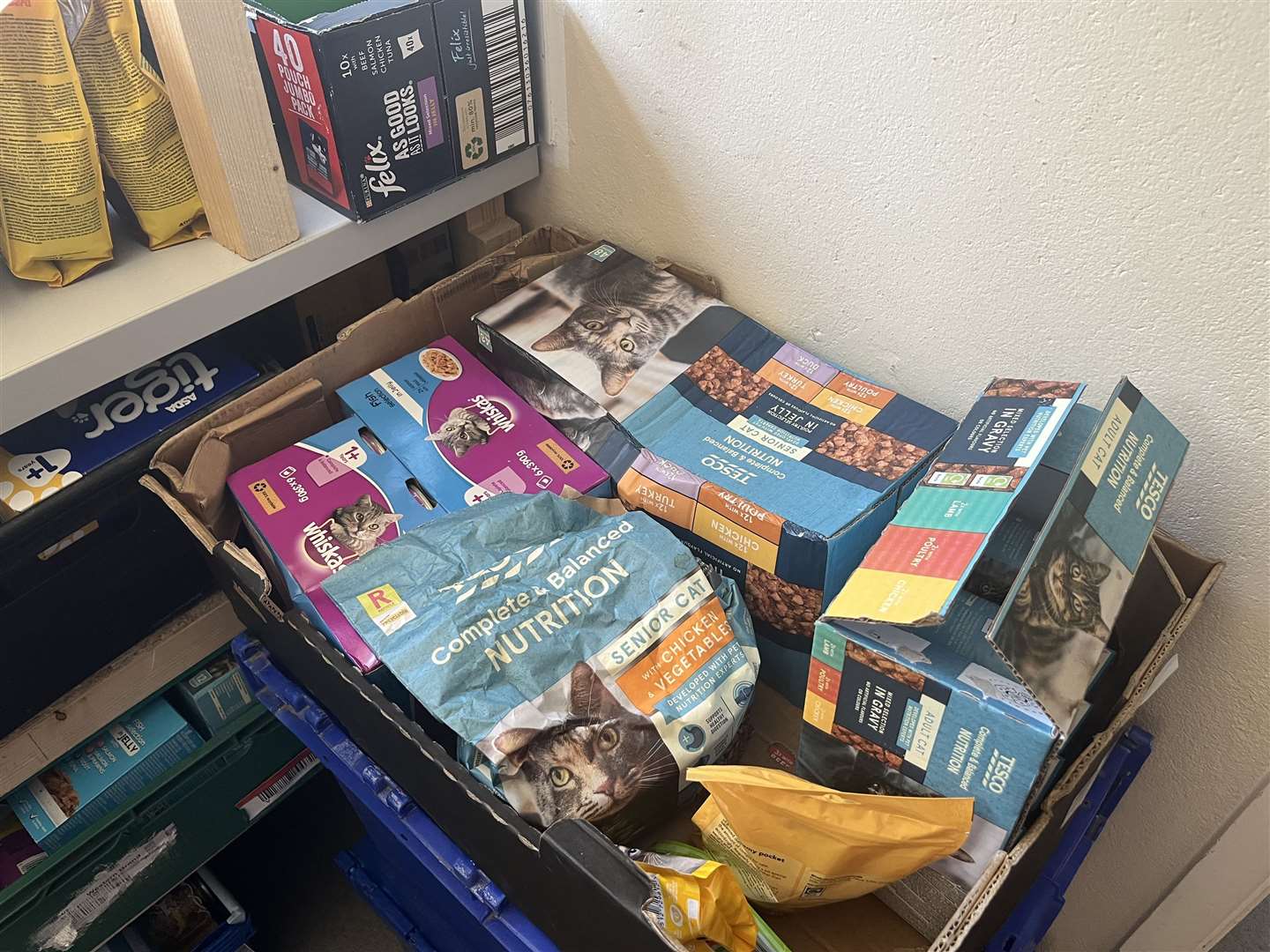 Due to only just opening, the team are going to assess whether they need to amend their opening times so that people who work during the day can pick up their pet food parcels