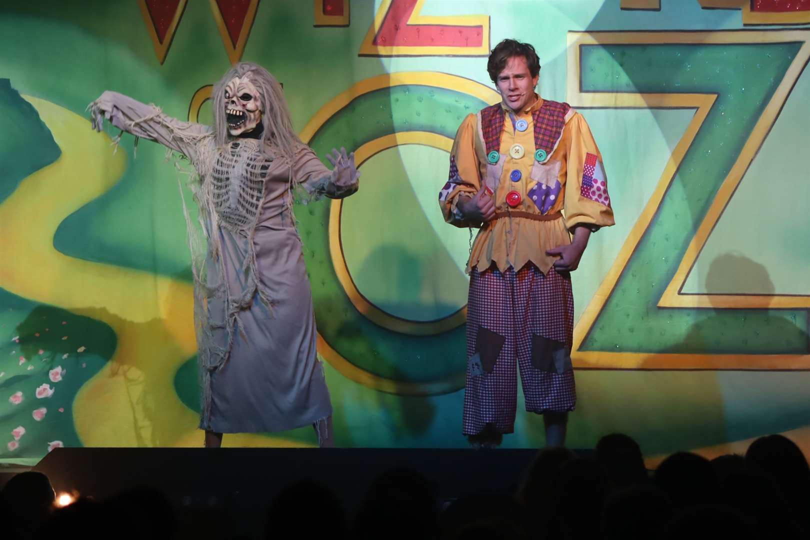 Scarecrow Tom Balmont gets caught by a ghoulie in the Wizard of Oz at Swallows Leisure Centre, Sittingbourne (24320946)