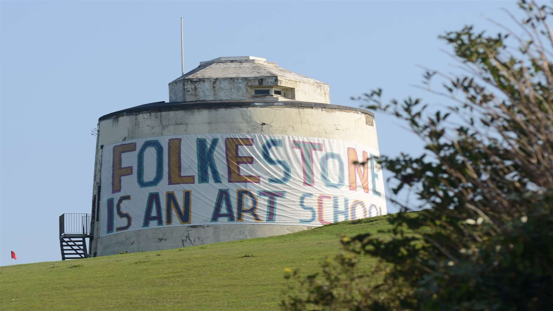 Folkestone Is An Art School by Kent-based Bob and Roberta Smith Picture: Gary Browne