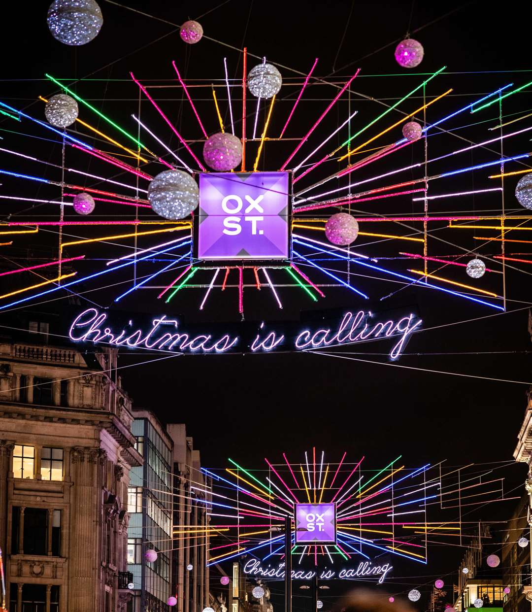 Oxford Street officially launched the Christmas shopping season in the West End Picture: John Nguyen/PA Wire
