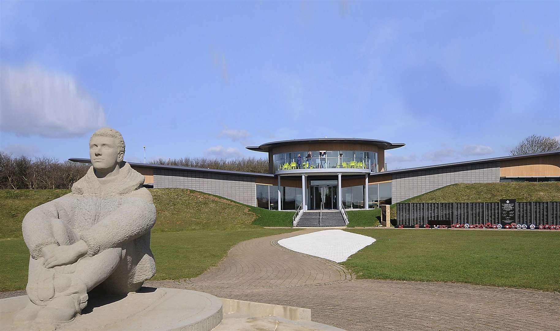 The Battle of Britain Memorial, near Folkestone, is currently closed to visitors