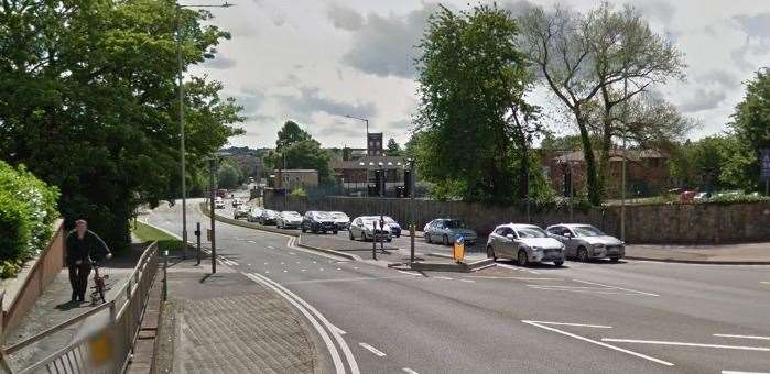 Police were called to the Mace Lane and Wellesley Road junction. Picture: Google