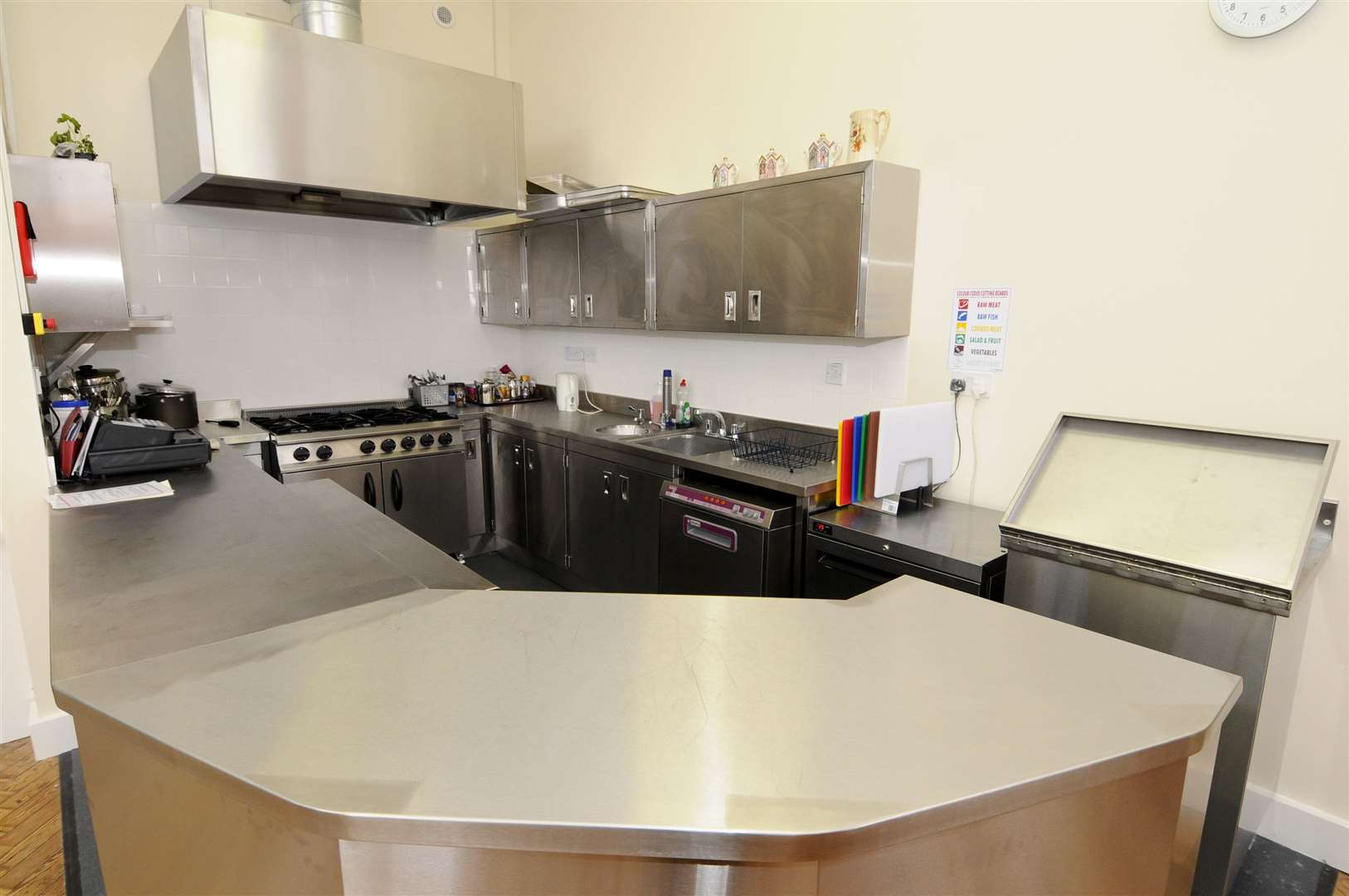 The kitchen for the community cafe at Castle Connections, Queenborough. Picture: Andy Payton (17303673)