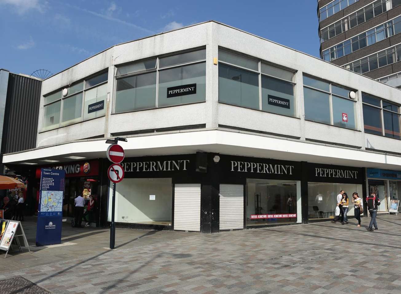 The former clothes shop Peppermint