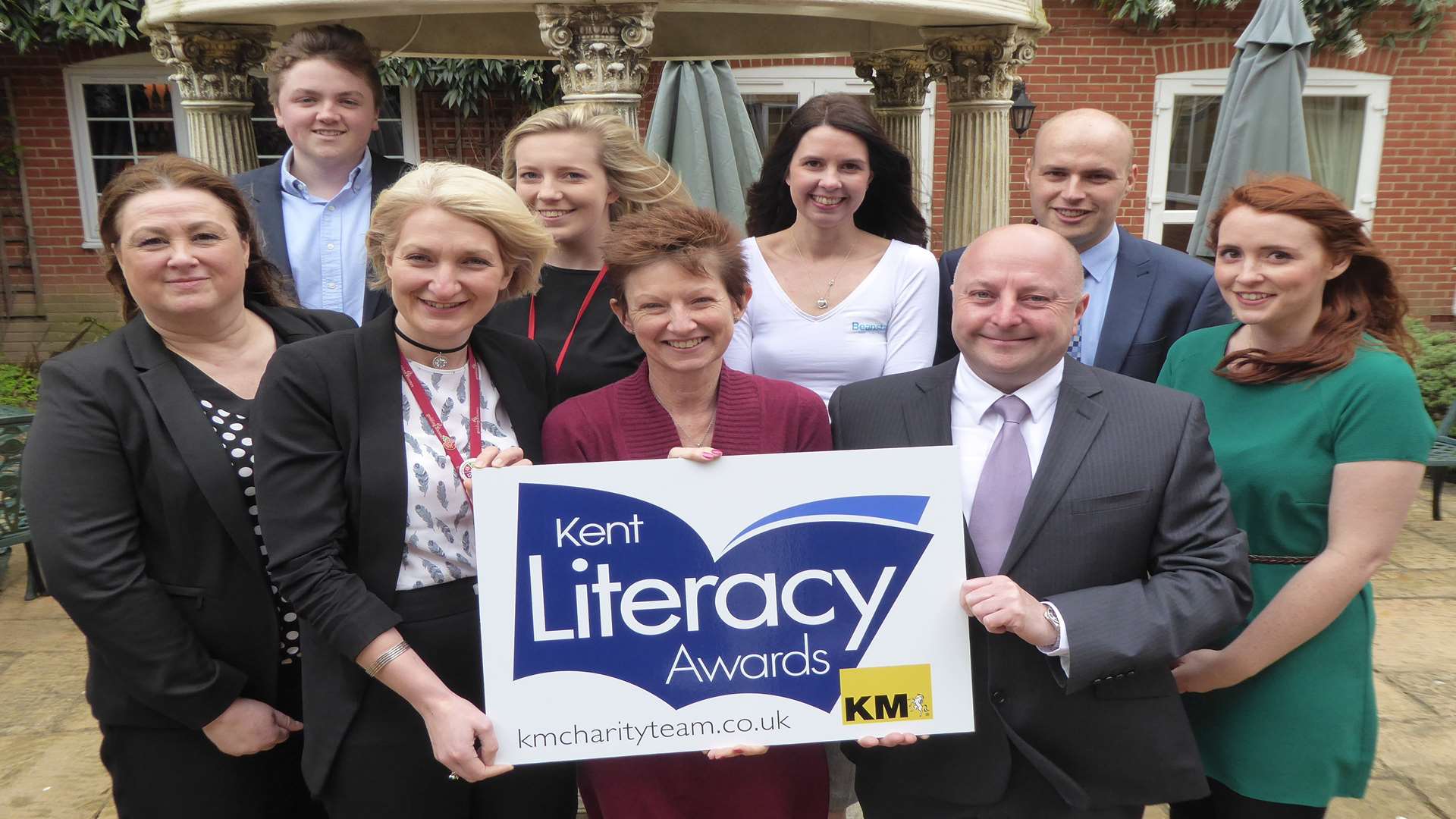 Judges of the Kent Literacy Awards 2017 gather for the event's relaunch at Hempstead House Hotel.