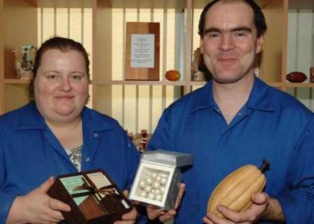 Gerard Coleman and Anne Wynes of L’Artisan du Chocolat. Picture: DANNY RHODES