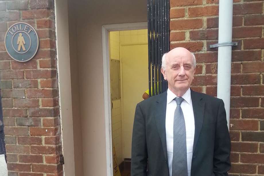 Councillor Trevor Payne believes Faversham public loos need updating