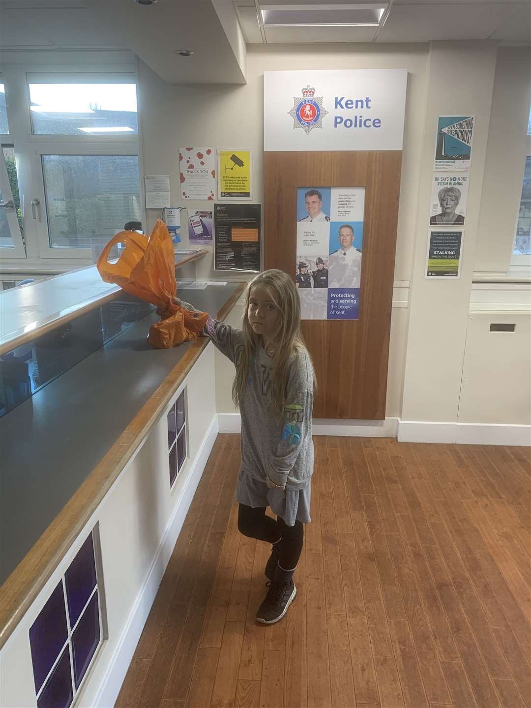 In December, Sahara Treeby handing over her savings to Kent Police to get her pony back