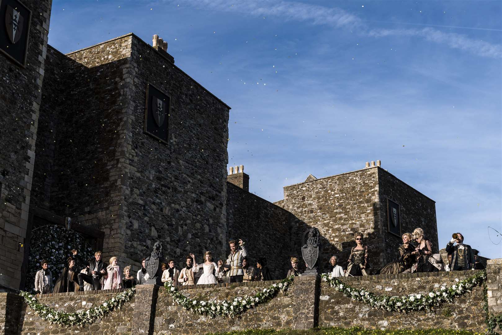 Shot from Into The Woods, filmed at Dover Castle. Picture: Walt Disney Studios