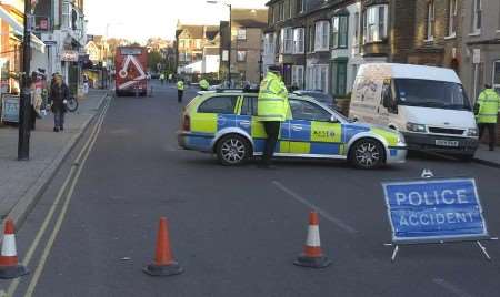 The scene shortly after the fatal incident. Picture: GERRY WHITTAKER